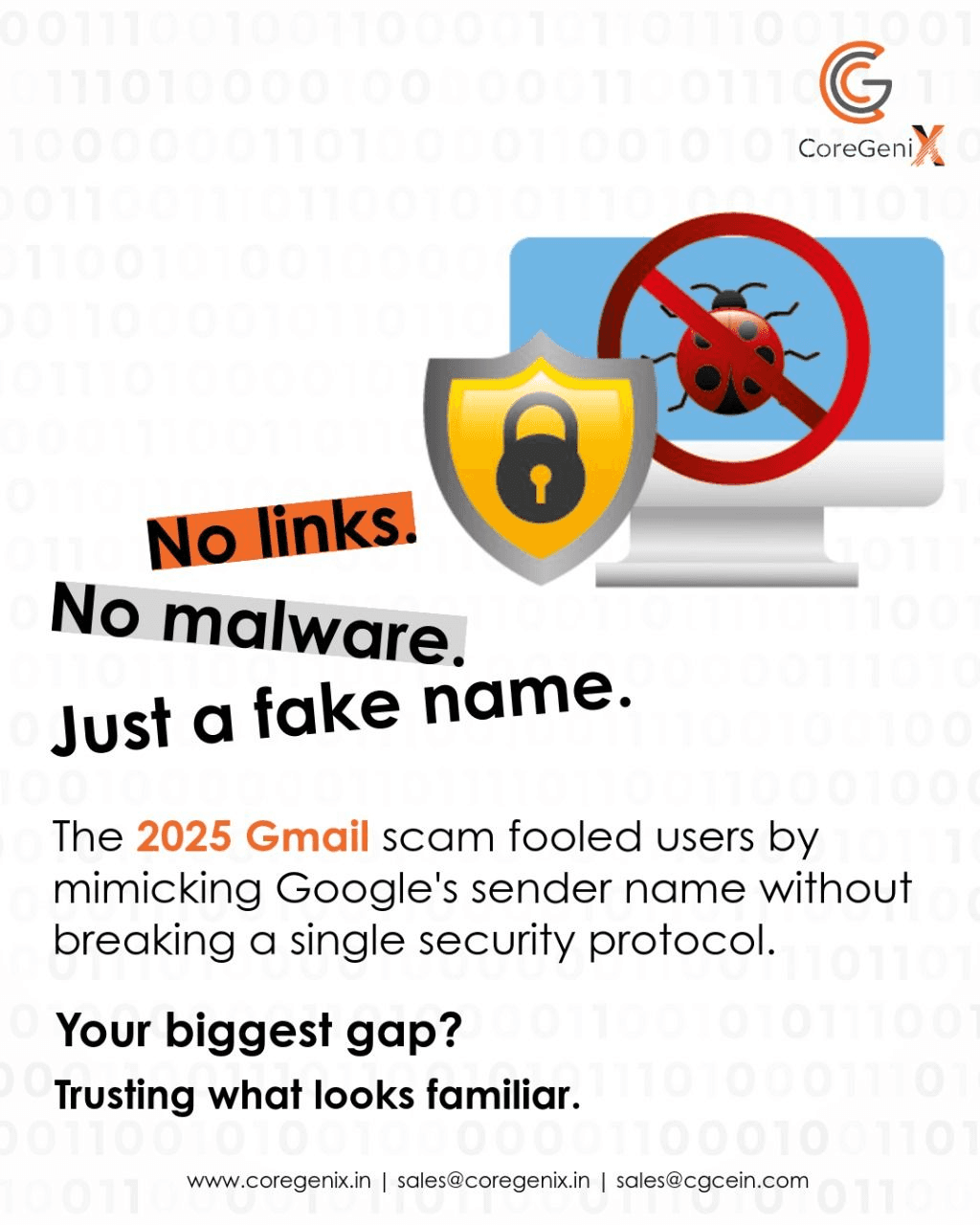 No Links. No Malware. Just a Fake Name: What the 2025 Gmail Scam Taught Us About Trust