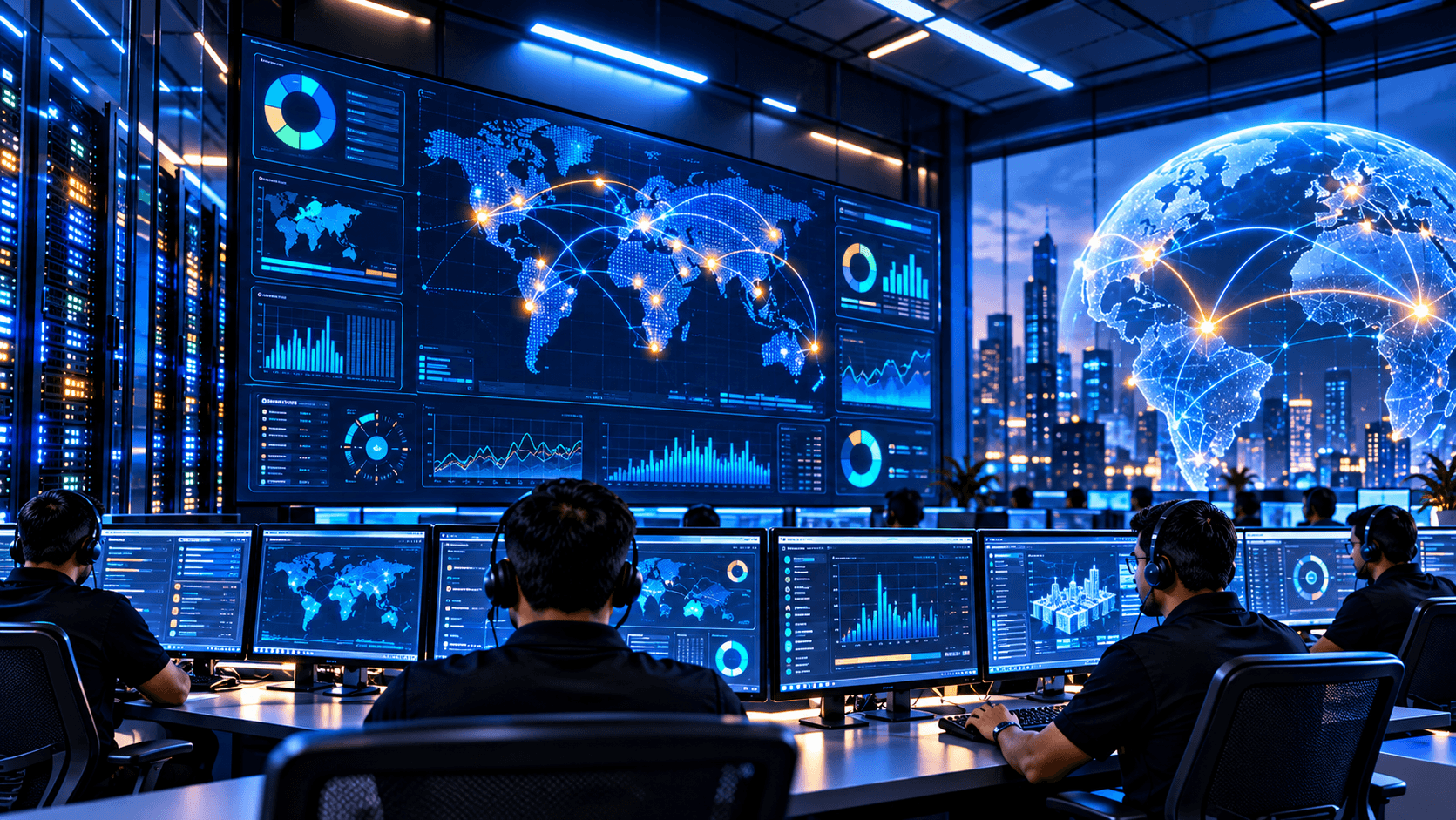Network Operations Center monitoring