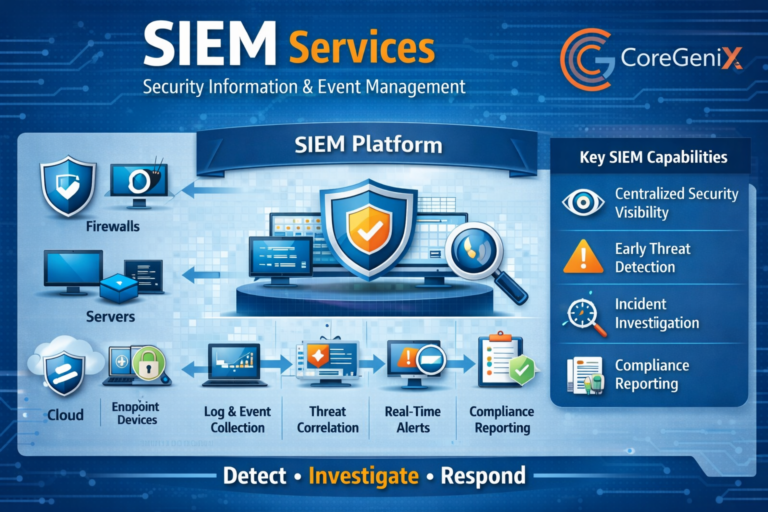 SIEM Services: How CoreGenix Helps Businesses Detect and Respond to Cyber Threats